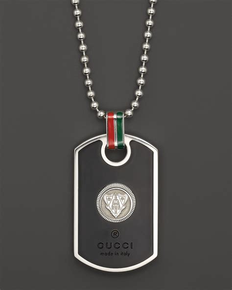 gucci dog tags replica|gucci necklace dog tag.